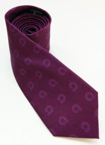 Ally Bank printed silk tie