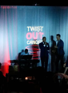 Great entertainment at Brushes with Cancer