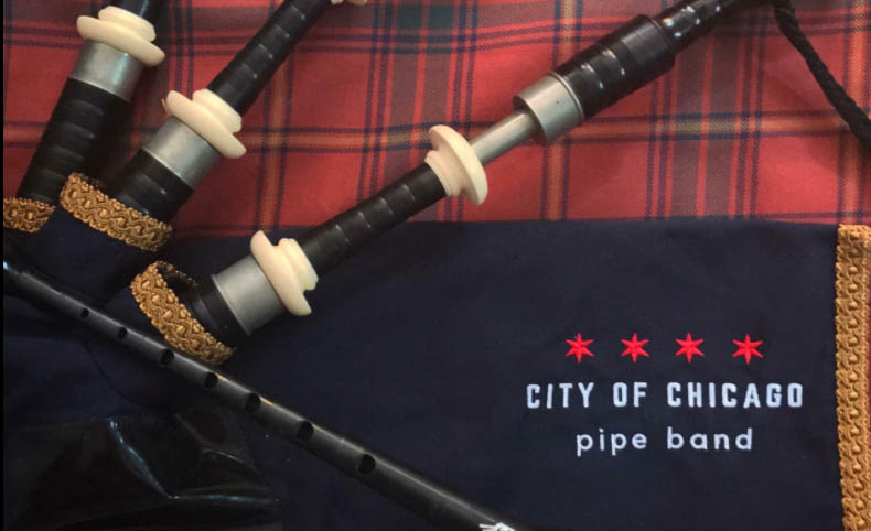 City of Chicago Pipe Band banner