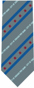 City of Chicago Pipe Band tie design