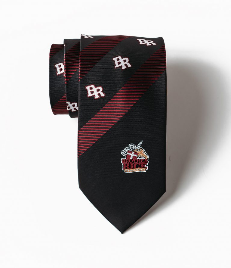 Photo of woven Brother Rice Crusaders tie