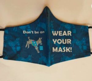 cool mask designs with slogan by candor threads