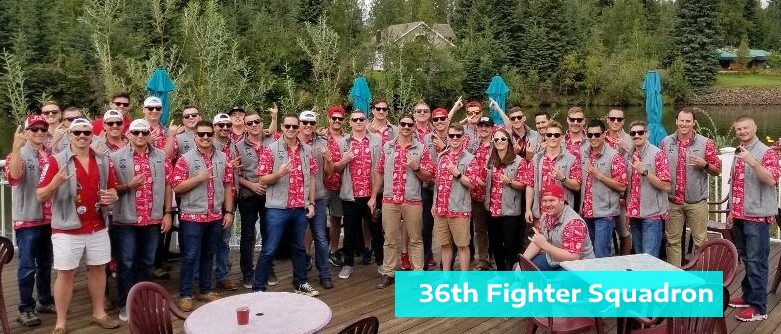 36th Fighter Squadron in Candor Threads Hawaiian shirts
