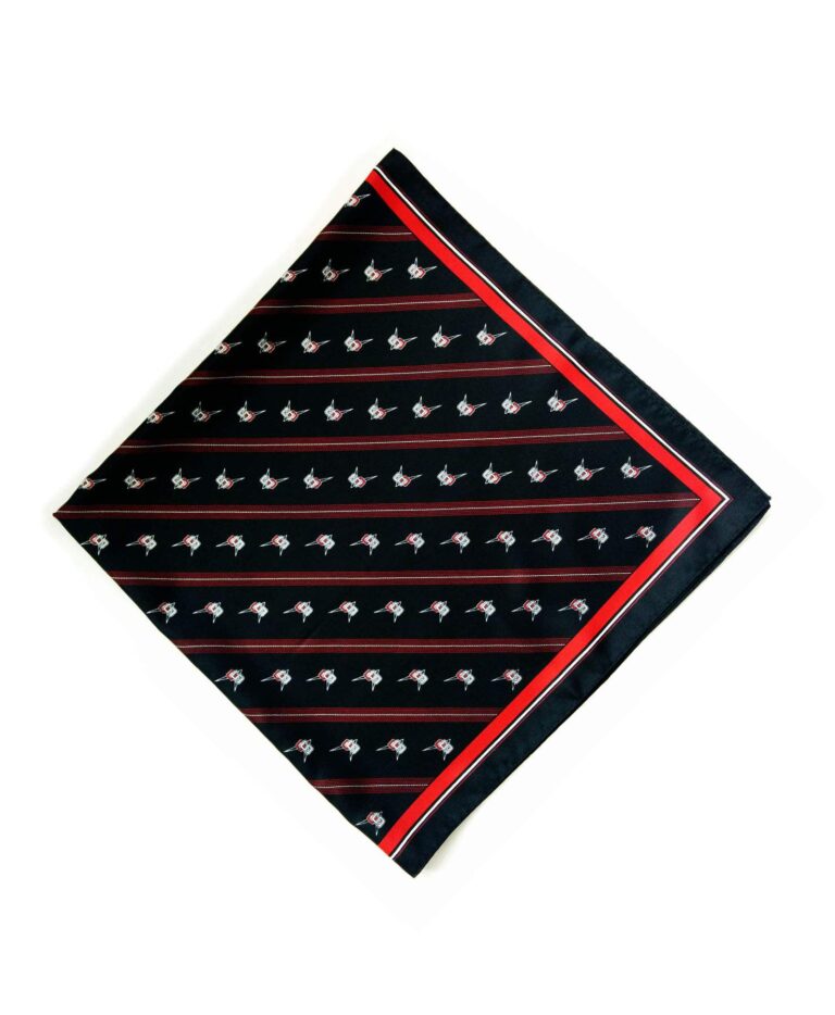 Photo of Cardinal Spellman High School custom printed square polyester scarf