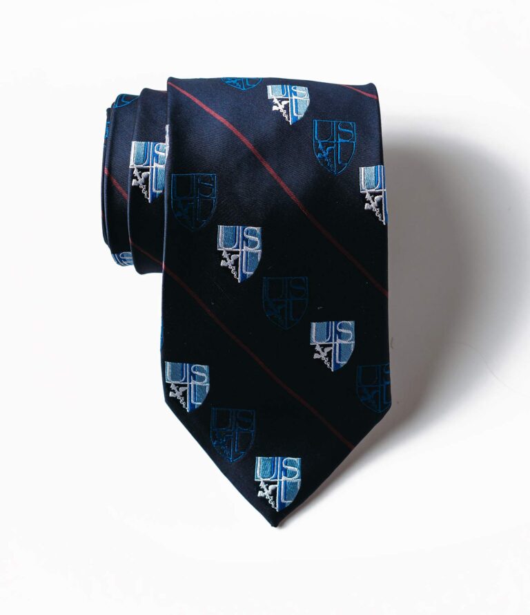 Photo of Uniformed Services University custom woven tie