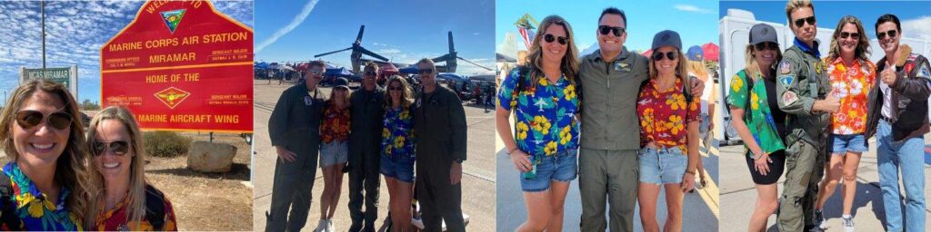 Military Adventure! Becky and Katie at the MCAS Miramar Air Show