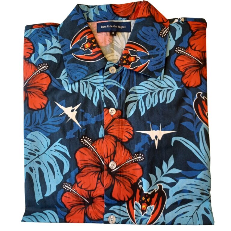 Photo of Bats Rule the Night custom print Hawaiian shirt