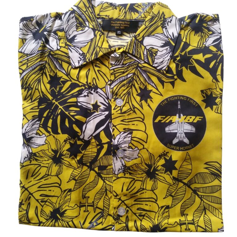 Photo of The Fighting First custom print Hawaiian shirt