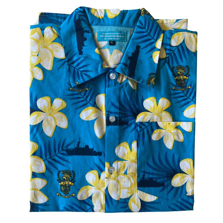 Photo of USS Gladiator custom print Hawaiian shirt