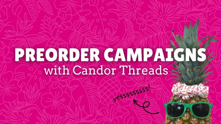 Preorder Campaigns banner pink