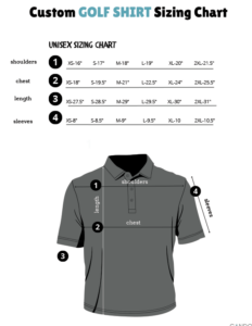 Sizing - Candor Threads Custom Apparel