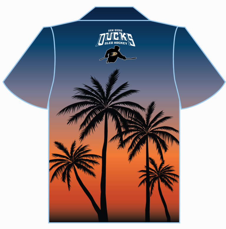 San Diego Ducks Shirt Back