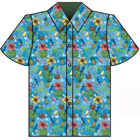 Aspen Dental custom hawaiian shirt artwork