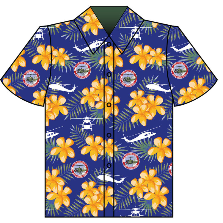 Army Aviation Association of America, Live Free or Die Chapter Custom Hawaiian Shirt