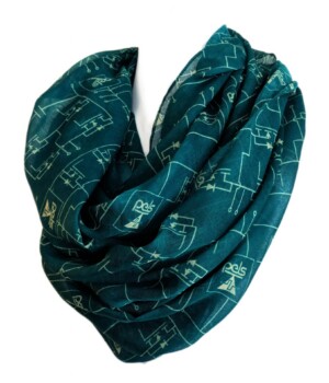 IEEE PELS - polyester voile infinity scarf