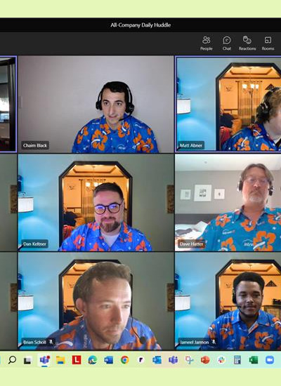 Everyone loved their shirts. I was at a conference and wore mine all day there and got a lot of comments. Intrust IT team in their Hawaiian shirts