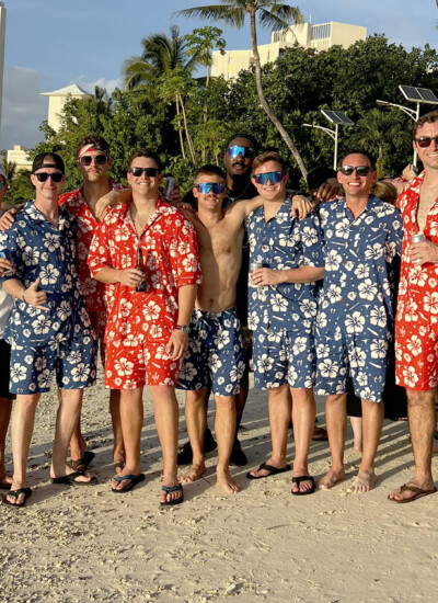 Here’s a couple of us from a work trip to Guam about this time last year. Hope all is well with you and the company!