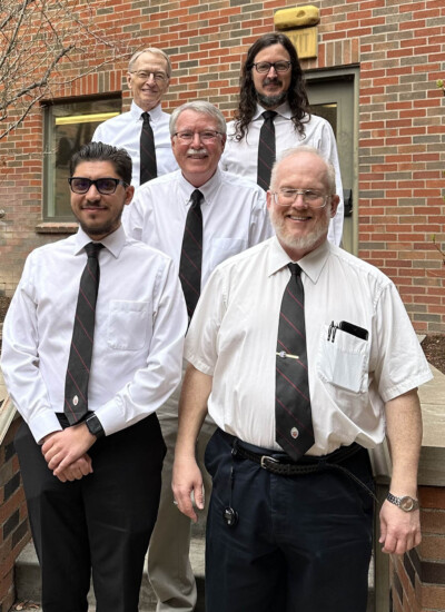 Please find a few of our gents sporting their cathedral ties!