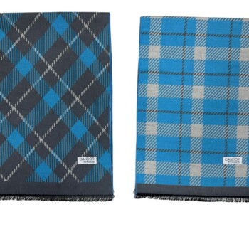 12″ inch wide and up to 70″ long with a short fringe